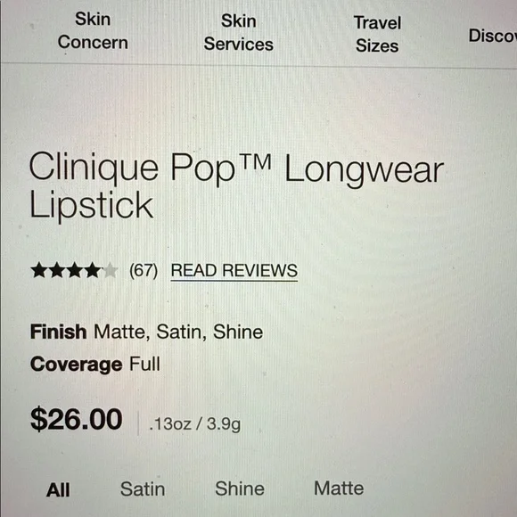 Clinique Bare Pop Shine Lipstick - Picture 6 of 6